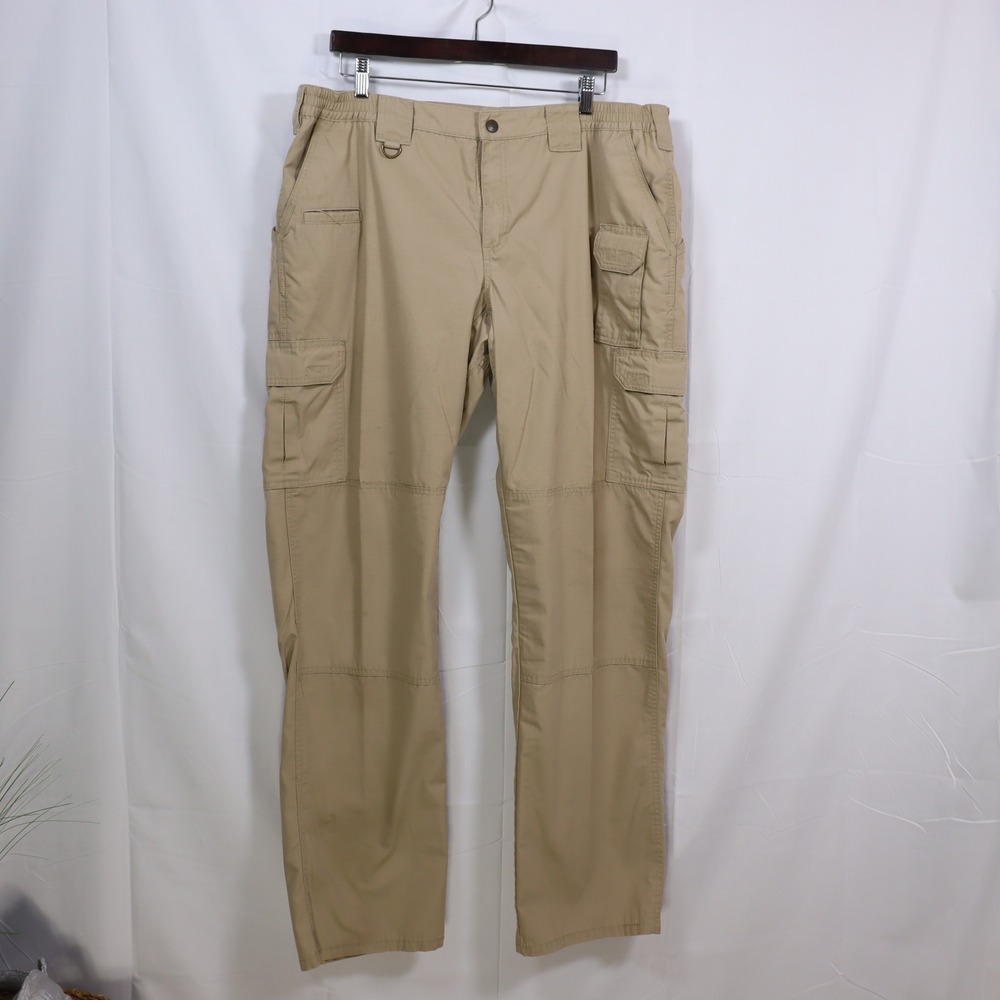 5.11 Tactical Women's 20 Long Khaki Cargo Pants Ripstop Utility Gorpcore